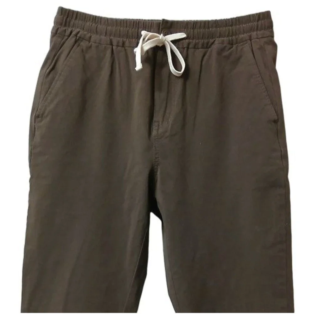 J.Crew Dock Pant Mens Small Abrasion-Resistant Cordura Slim Tapper Leg Brown NEW